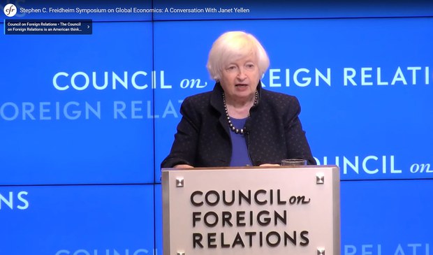 美國財長耶倫：美中應公平競爭　但無差別構建關稅高牆屬\”嚴重誤導\”