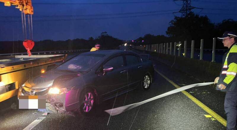 颱風夜行車釀悲劇！36歲男國道3號開車自撞傷重不治