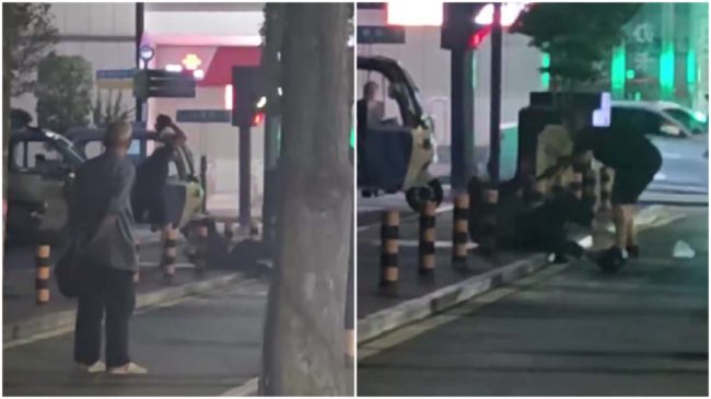 洛陽交警酒駕 撞了拾荒老人還瘋狂毆打他